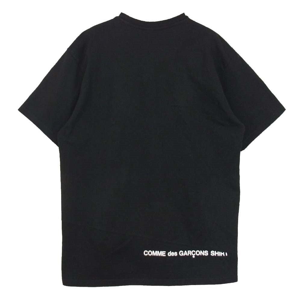 Supreme シュプリーム 18AW Comme des Garcons SHIRT Split Box Logo Tee コムデギャルソン シャツ スプリット ボックス ロゴ 半袖 Tシャツ ブラック系 L【中古】
