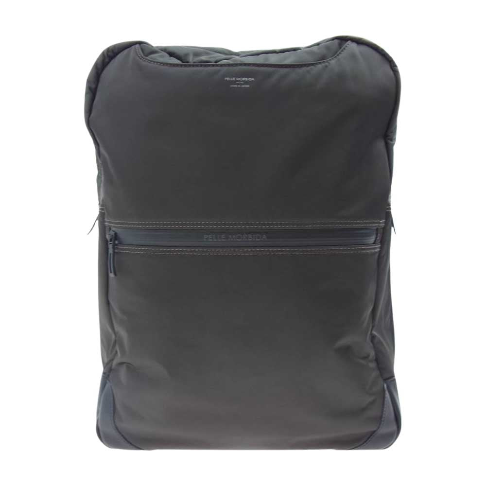 PELLE MORBIDA ペッレモルビダ PMO-HYD003 HYDROFOIL ハイドロフォイル撥水 バック パック チャコール系【新古品】【未使用】【中古】