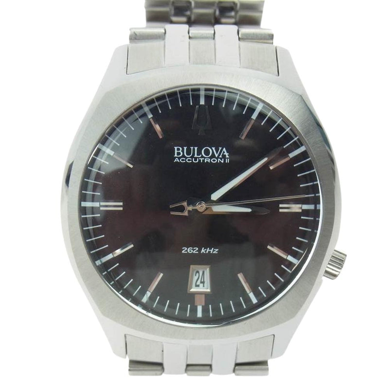 BULOVA ブローバ 96B214 Accutron II アキュトロン2 サーベイヤー クォーツ ウォッチ 腕時計 シルバー系【中古】
