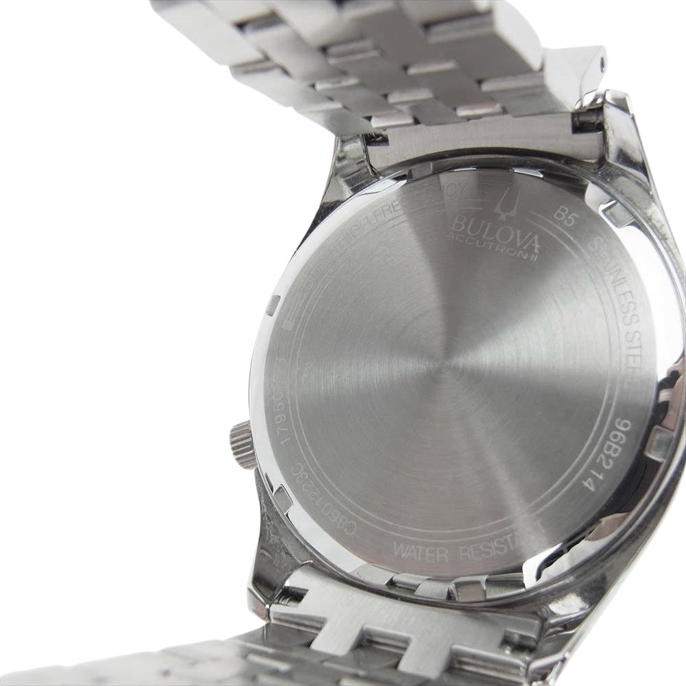 BULOVA ブローバ 96B214 Accutron II アキュトロン2 サーベイヤー クォーツ ウォッチ 腕時計 シルバー系【中古】