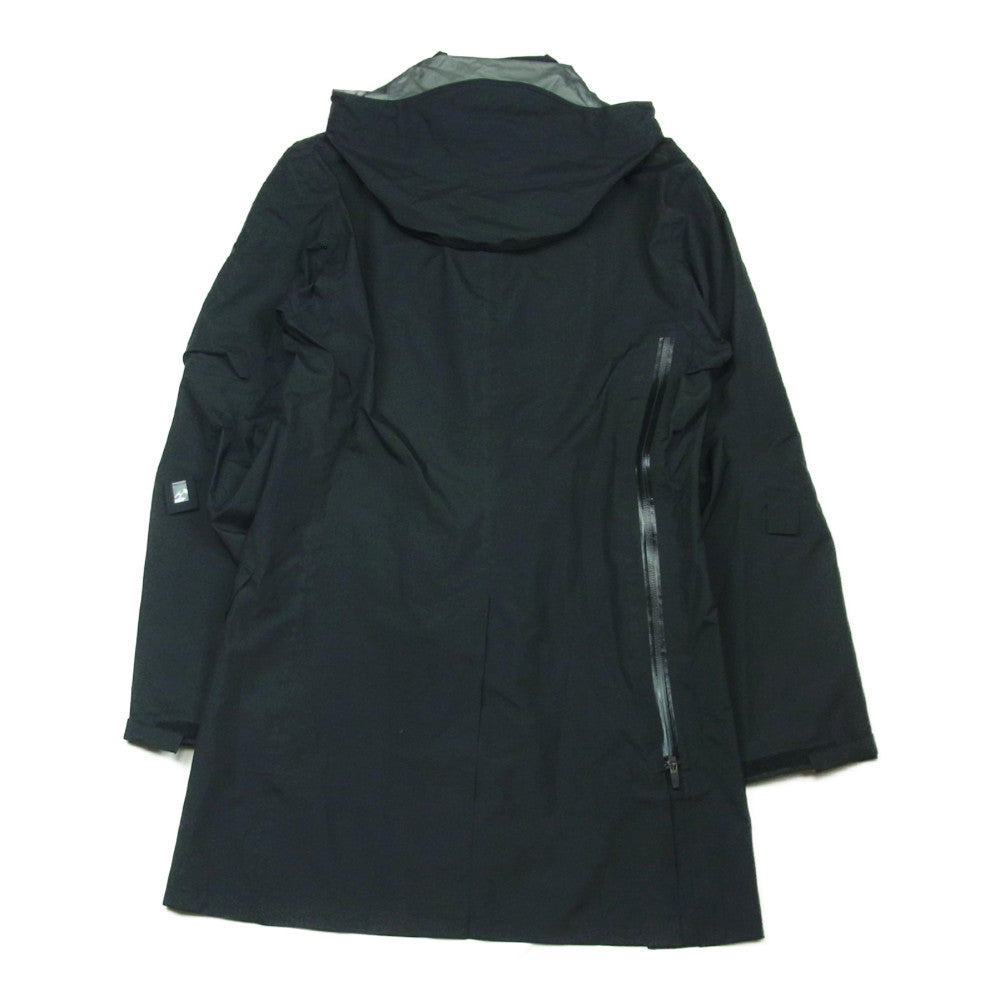 アクロニウム GT-J18 国内正規品 GORE-TEX PRO SHELL ゴアテックス 3レイヤー ハイテク レイン チェスターコート ナイロン ジャケット ブラック系 L【中古】