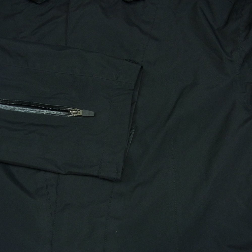 アクロニウム GT-J18 国内正規品 GORE-TEX PRO SHELL ゴアテックス 3レイヤー ハイテク レイン チェスターコート ナイロン ジャケット ブラック系 L【中古】
