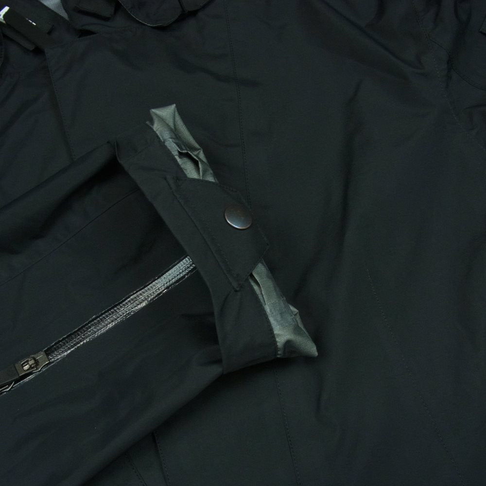 アクロニウム GT-J18 国内正規品 GORE-TEX PRO SHELL ゴアテックス 3レイヤー ハイテク レイン チェスターコート ナイロン ジャケット ブラック系 L【中古】