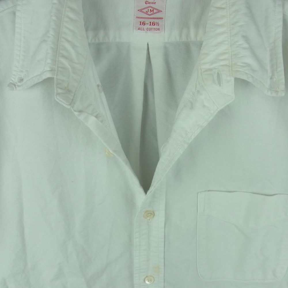 The REAL McCOY'S ザリアルマッコイズ JOE McCOY ジョーマッコイ 長袖 オックスフォード シャツ ホワイト系 16-16.5【中古】