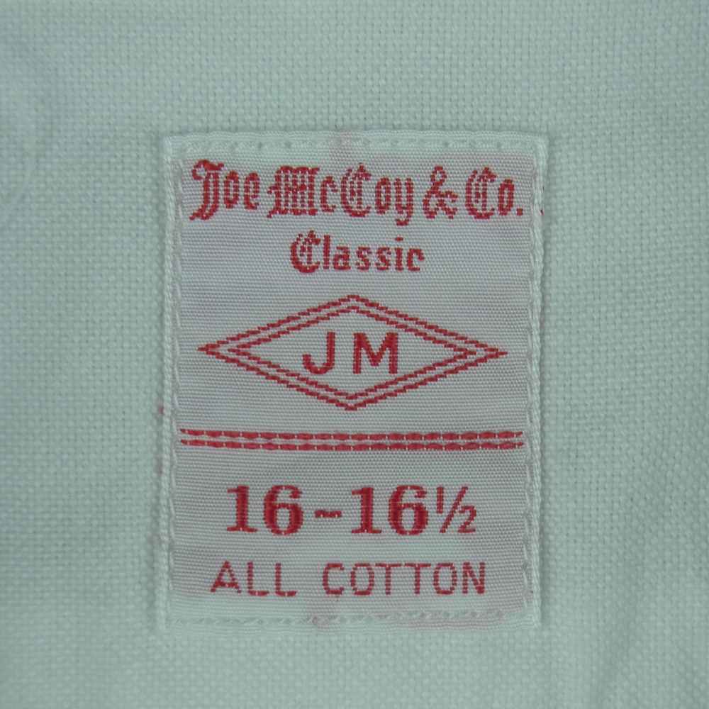 The REAL McCOY'S ザリアルマッコイズ JOE McCOY ジョーマッコイ 長袖 オックスフォード シャツ ホワイト系 16-16.5【中古】