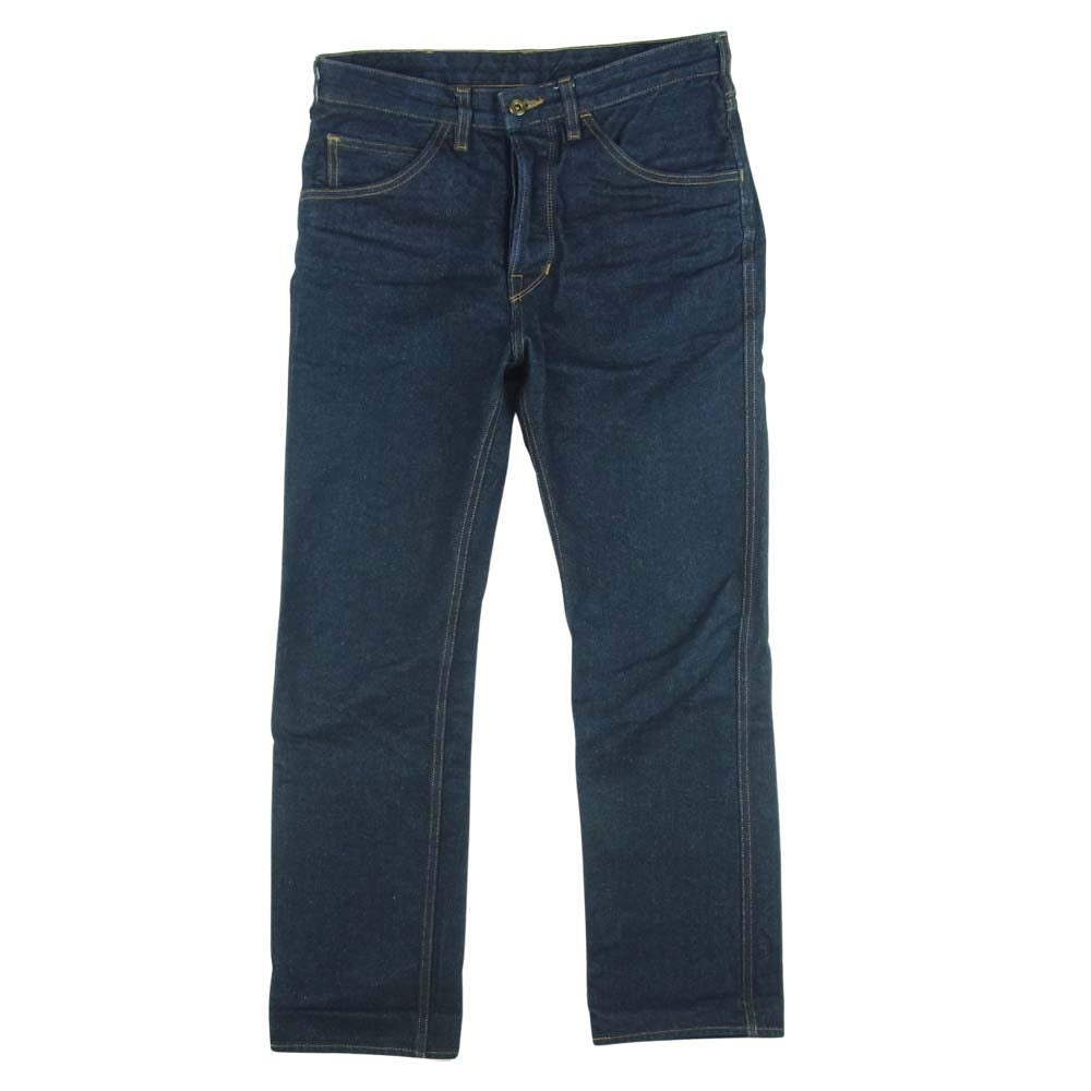 シップジョン Shaver-02 シェーバー ボタンフライ デニム パンツ アメリカ製 インディゴブルー系 32【中古】