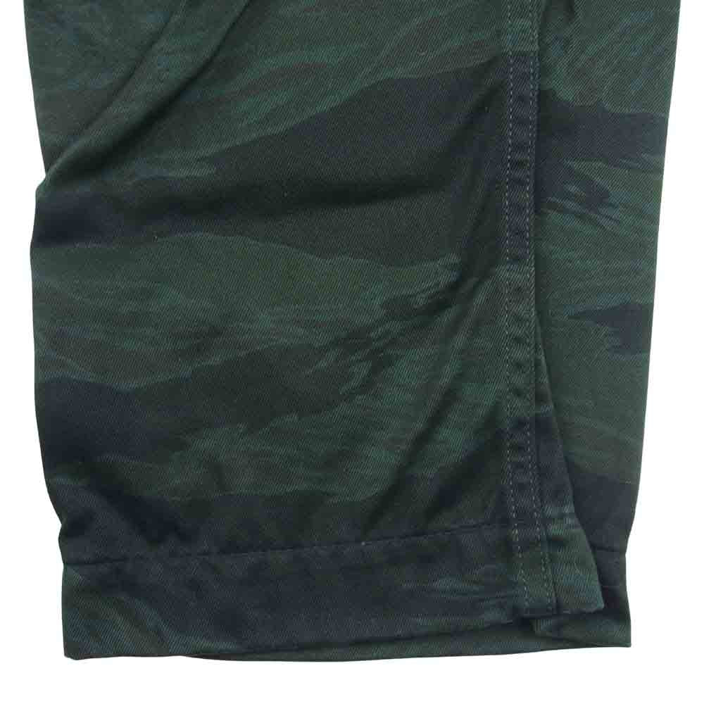 The REAL McCOY'S ザリアルマッコイズ TIGER CAMOFLAGUE TROUSERS JOHN WAYNE ジョンウェイン タイガーカモ カーゴ ミリタリー パンツ ダークグリーン系 30-32【中古】