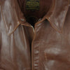 Buzz Rickson's バズリクソンズ BR80326 ROUGH WEAR 実名復刻 A-2 20th ANNIVERSARY 20周年記念 ダグラス・マッカーサー レザー フライト ミリタリー ジャケット ブラウン系 40【中古】