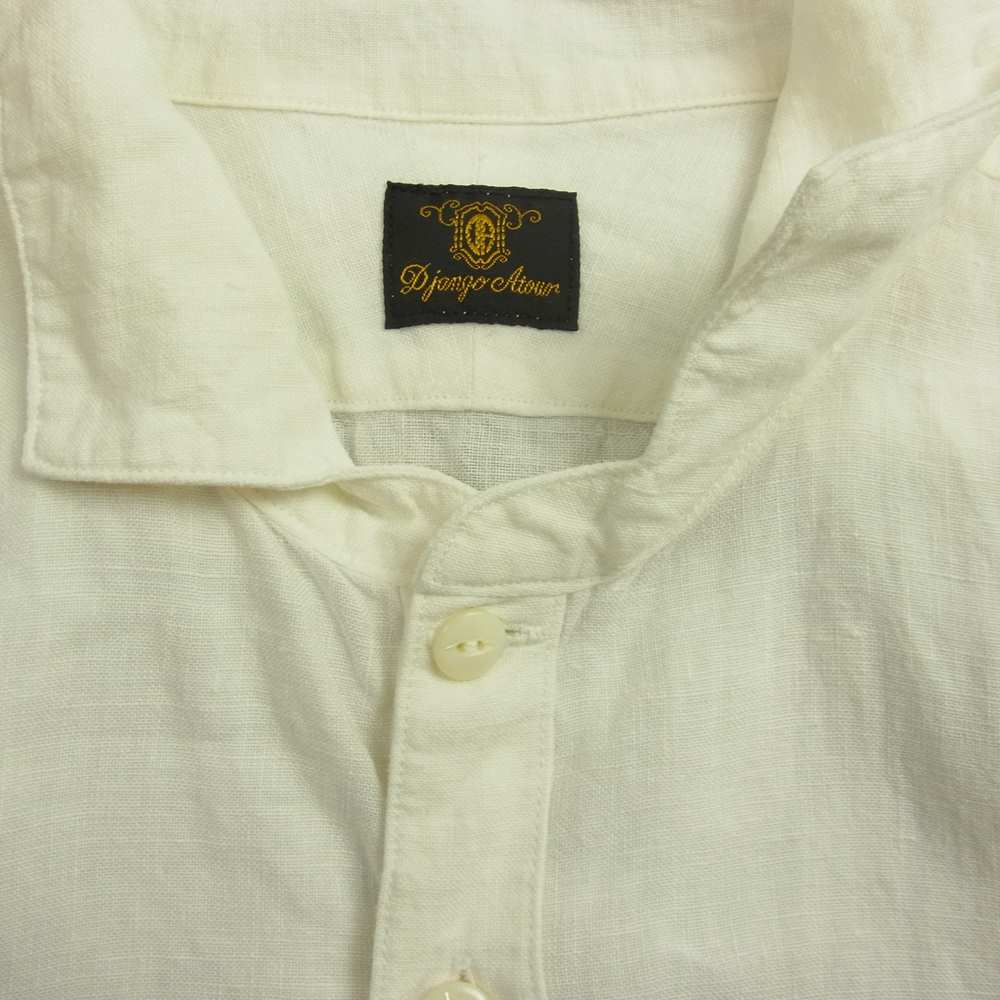 DJANGOATOUR ジャンゴアトゥール リネン 長袖 シャツ ホワイト ホワイト系 L【中古】