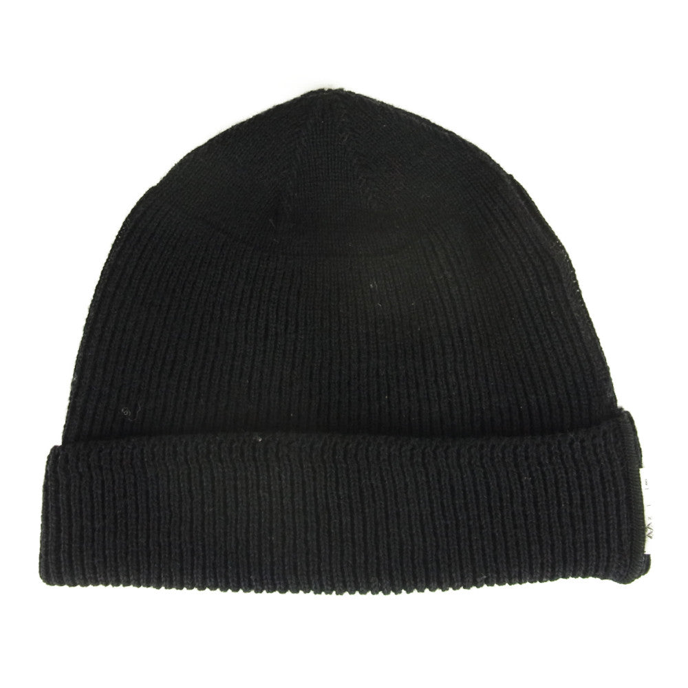 The REAL McCOY'S ザリアルマッコイズ U.S. NAVY WATCH CAP ウール ニット ワッチ キャップ ビーニー ブラック系【中古】