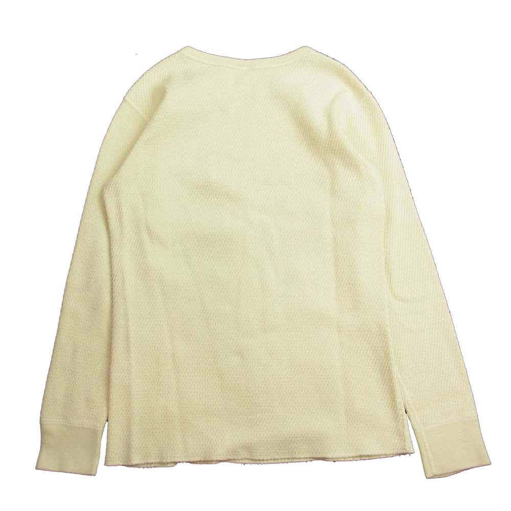 The REAL McCOY'S ザリアルマッコイズ MC12110 MILITARY THERMAL SHIRT ミリタリー サーマル シャツ カットソー ホワイト系 S【中古】