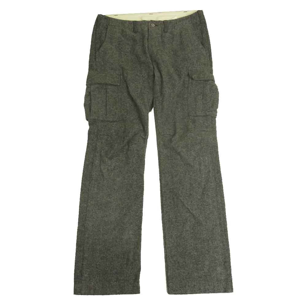MOMOTARO JEANS 桃太郎ジーンズ コットン トラウザー カーゴ パンツ グレー系 34【中古】