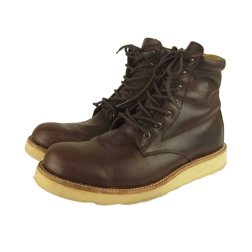 スロー ウェア ライオン 8593CA Oiled Cow Leather Boots Crepe Sole オイルド カウレザー ブーツ クレープ ソール ブーツ ブラウン系 8E【中古】