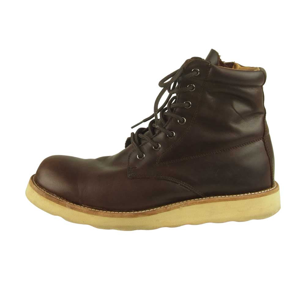 スロー ウェア ライオン 8593CA Oiled Cow Leather Boots Crepe Sole オイルド カウレザー ブーツ クレープ ソール ブーツ ブラウン系 8E【中古】