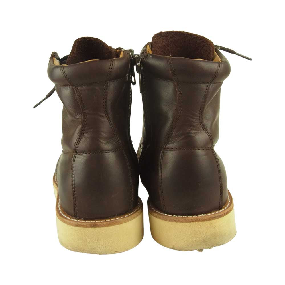 スロー ウェア ライオン 8593CA Oiled Cow Leather Boots Crepe Sole オイルド カウレザー ブーツ クレープ ソール ブーツ ブラウン系 8E【中古】