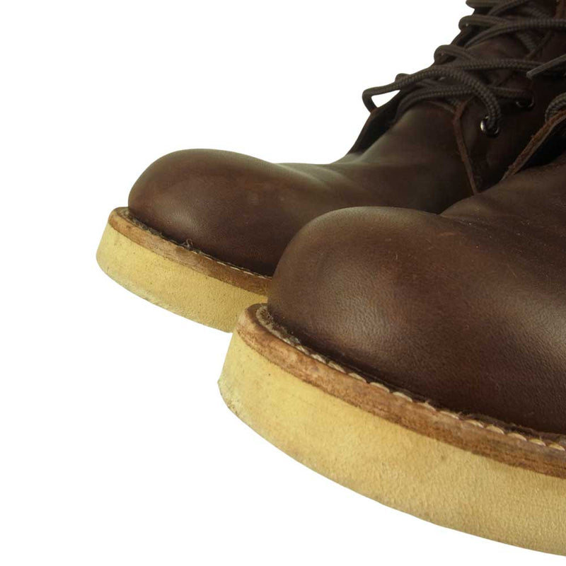 スロー ウェア ライオン 8593CA Oiled Cow Leather Boots Crepe Sole オイルド カウレザー ブーツ クレープ ソール ブーツ ブラウン系 8E【中古】