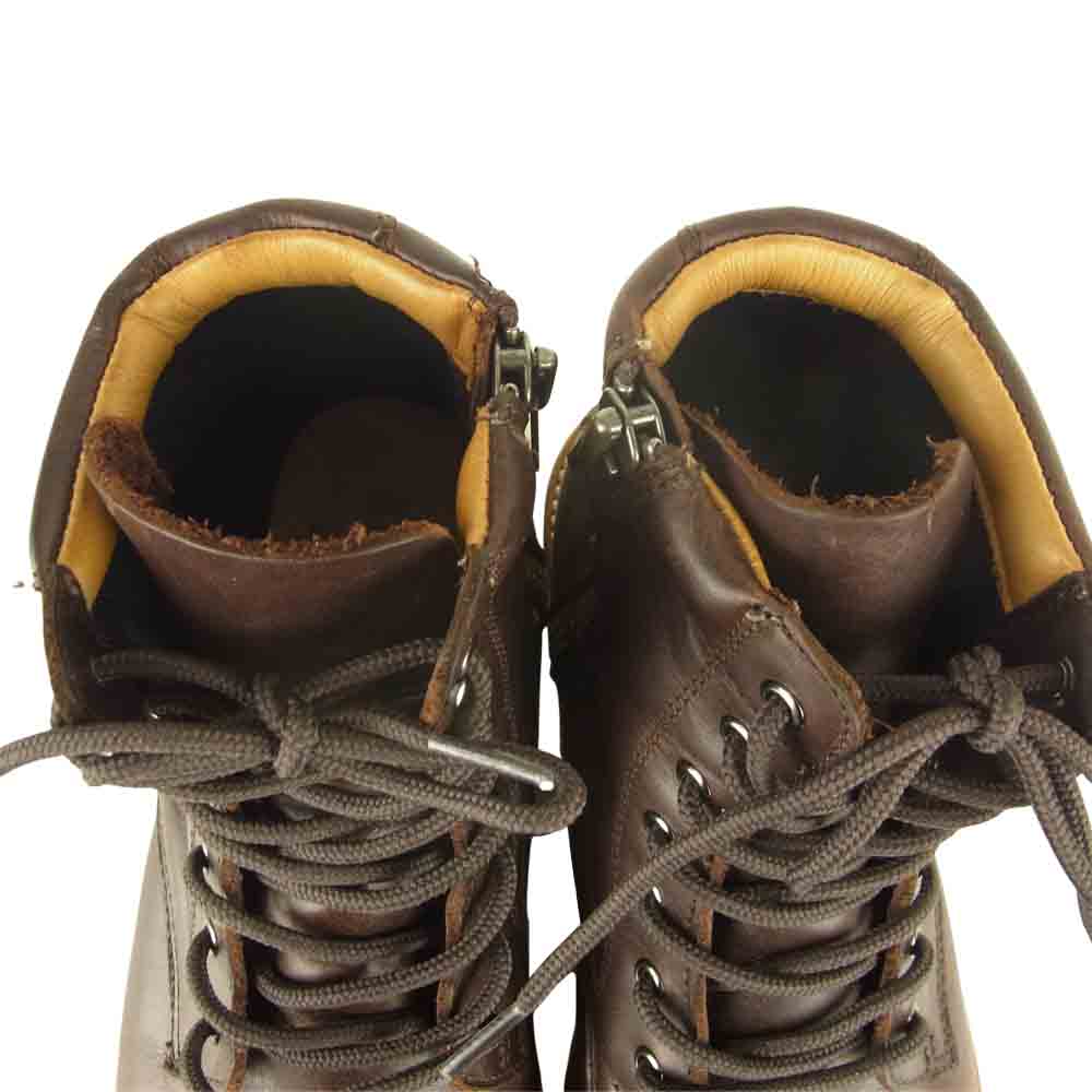 スロー ウェア ライオン 8593CA Oiled Cow Leather Boots Crepe Sole オイルド カウレザー ブーツ クレープ ソール ブーツ ブラウン系 8E【中古】