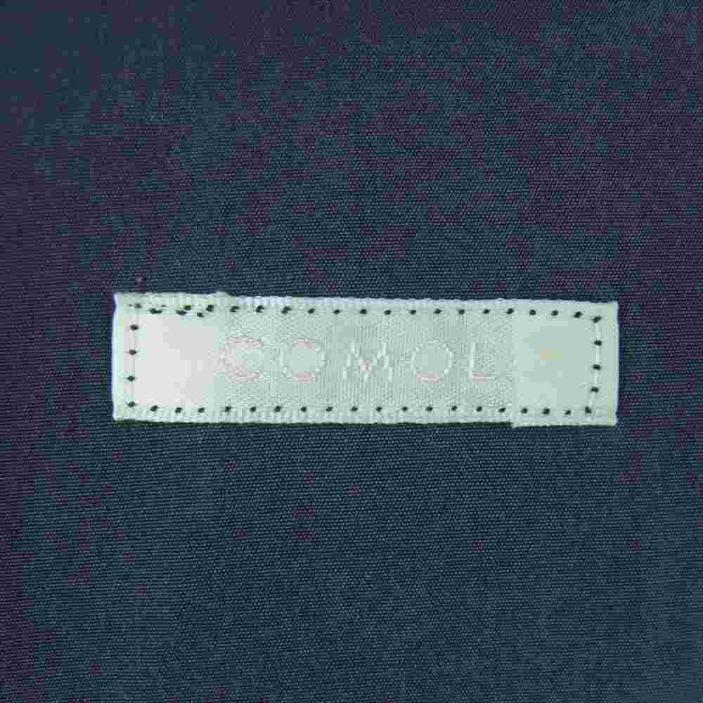 COMOLI コモリ 101-01003 長袖 サファリ シャツ コットン 日本製 ネイビー系【中古】