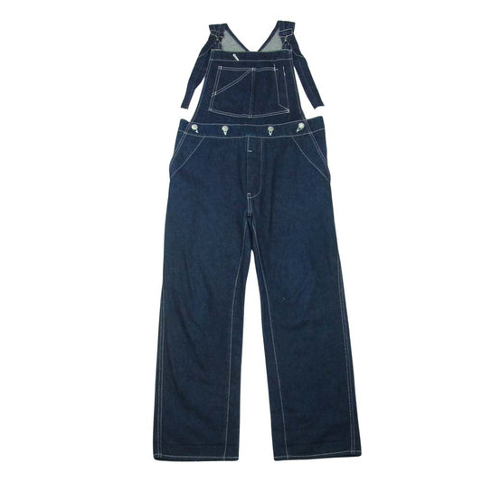 Scye サイ MPP-0233MB BASICS denim overalls salopettes デニム オーバーオール サロペット インディゴブルー系 28【中古】
