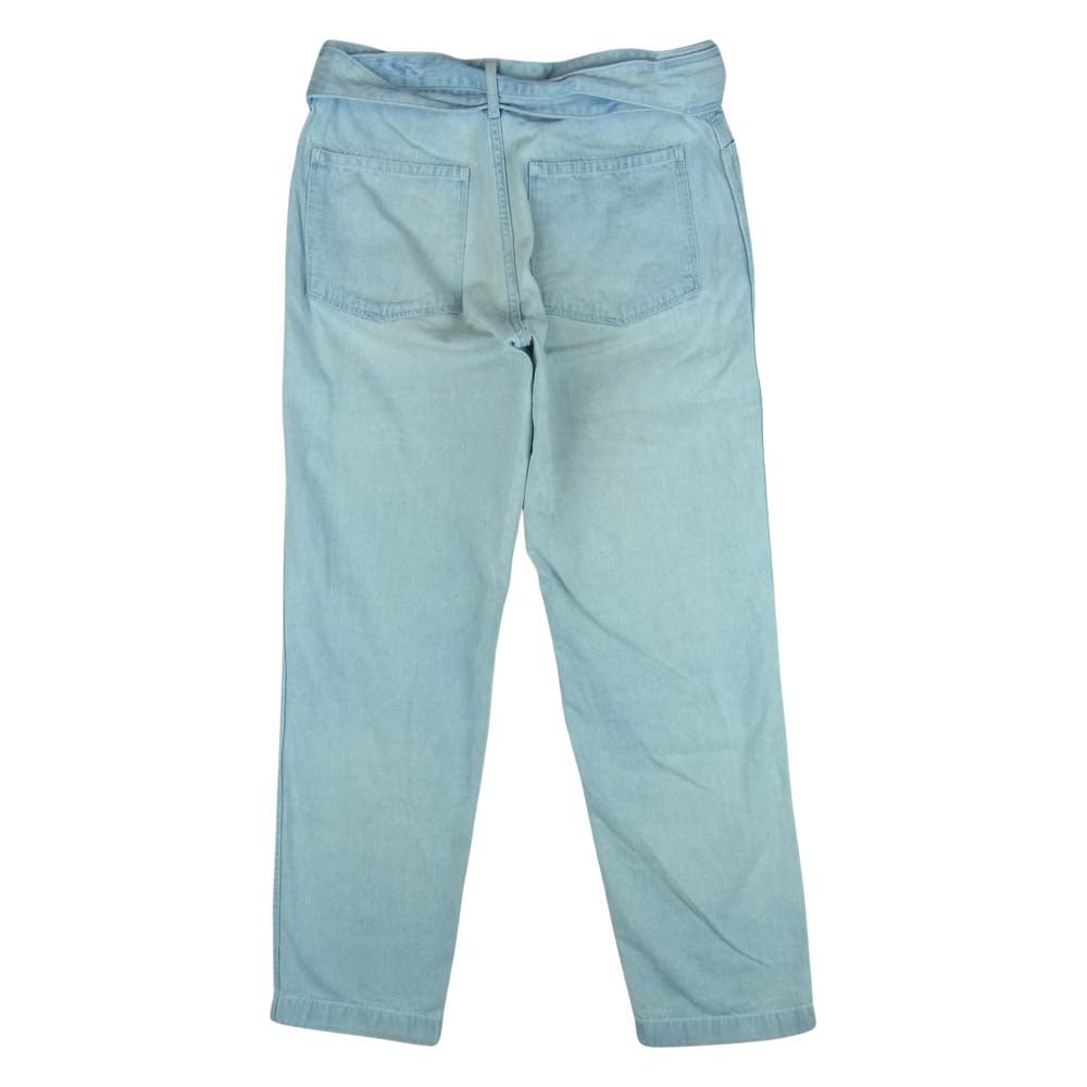 COMOLI デニムパンツ ベルテッド インディゴ コモリ 日本製 COMOLI 