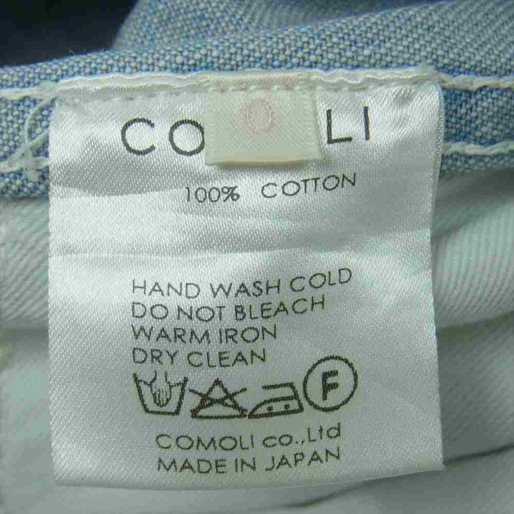 COMOLI コモリ 15F-03002 Belted Denim Pants ベルテッド デニム