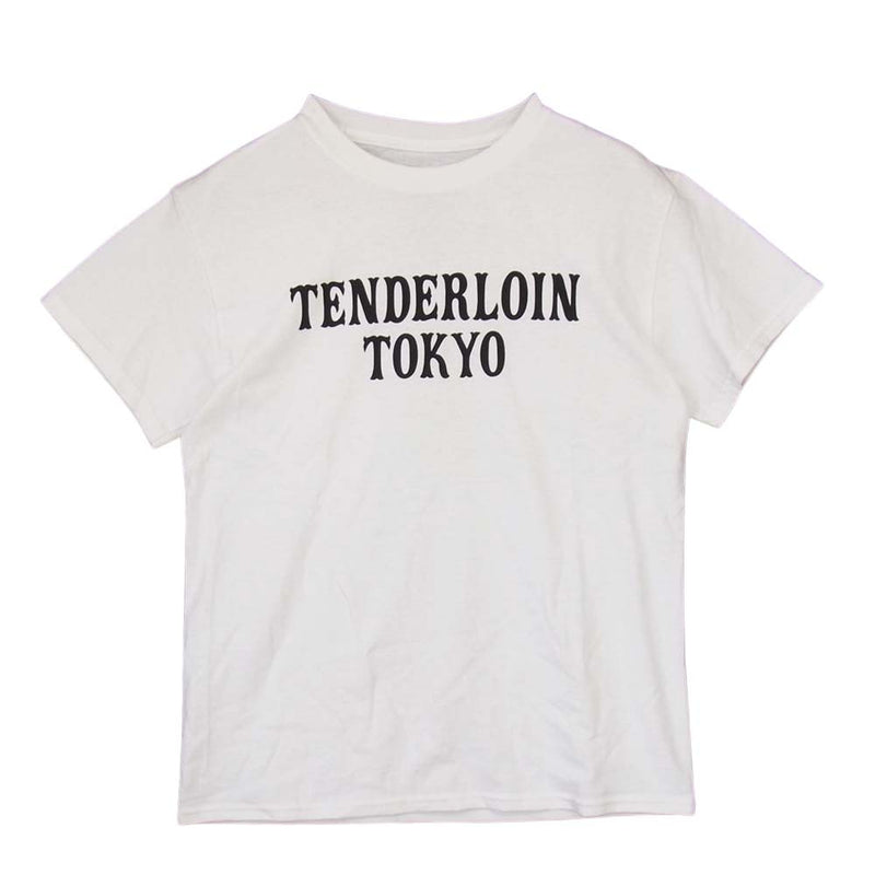 TENDERLOIN テンダーロイン T-TEE TENDERLOIN TOKYO ロゴ プリント 半袖 Tシャツ ホワイト ホワイト系 S【中古】