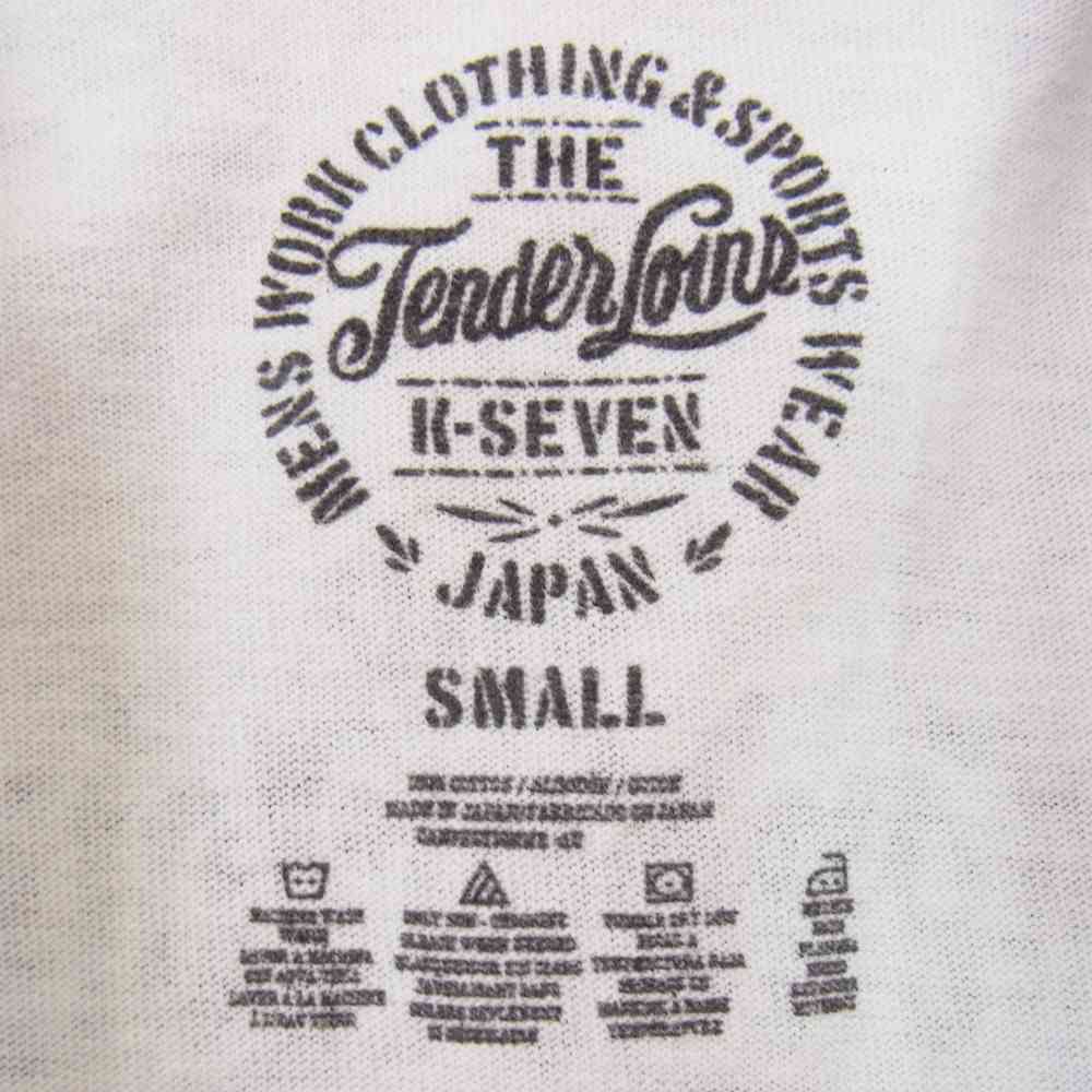 TENDERLOIN テンダーロイン T-TEE THE TENDERLOINS ロゴ プリント 半袖 Tシャツ ホワイト ホワイト系 S【美品】【中古】