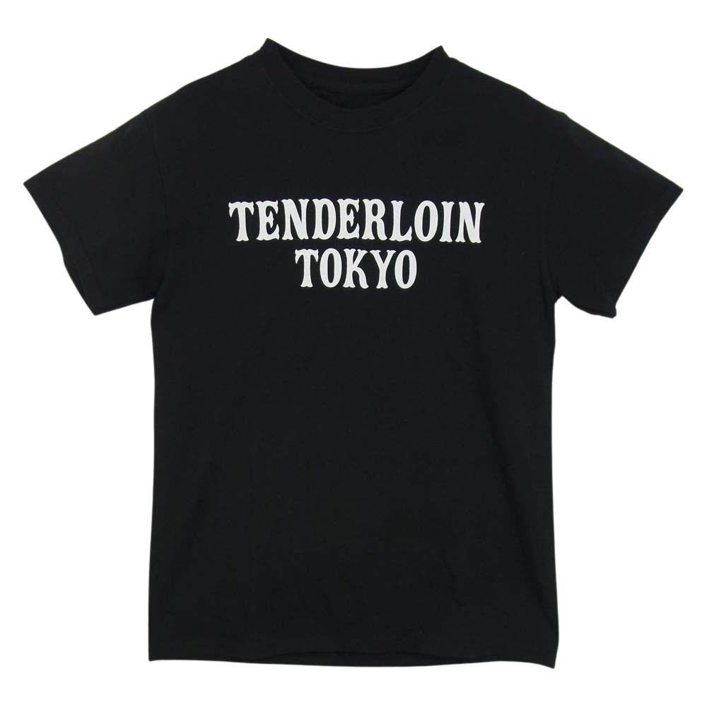 TENDERLOIN テンダーロイン T-TEE TENDERLOIN TOKYO ロゴ プリント 半袖 Tシャツ ブラック ブラック系 S【中古】