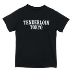 TENDERLOIN テンダーロイン T-TEE TENDERLOIN TOKYO ロゴ プリント 半袖 Tシャツ ブラック ブラック系 S【中古】