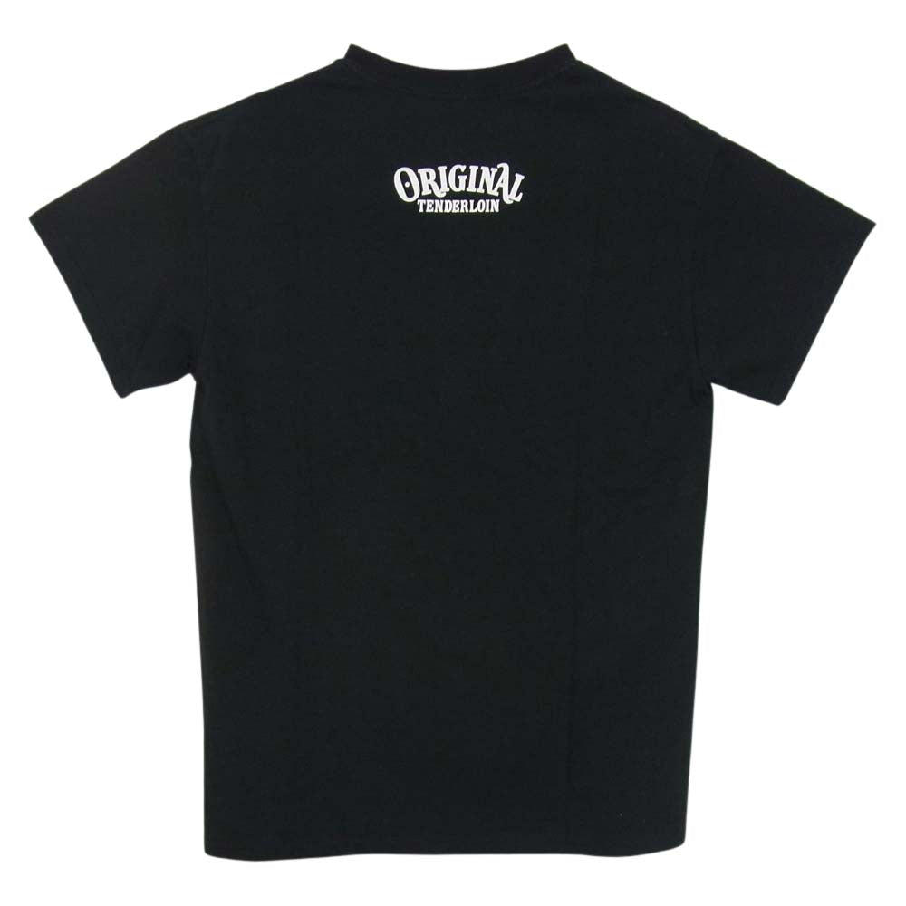 TENDERLOIN テンダーロイン T-TEE TENDERLOIN TOKYO ロゴ プリント 半袖 Tシャツ ブラック ブラック系 S【中古】