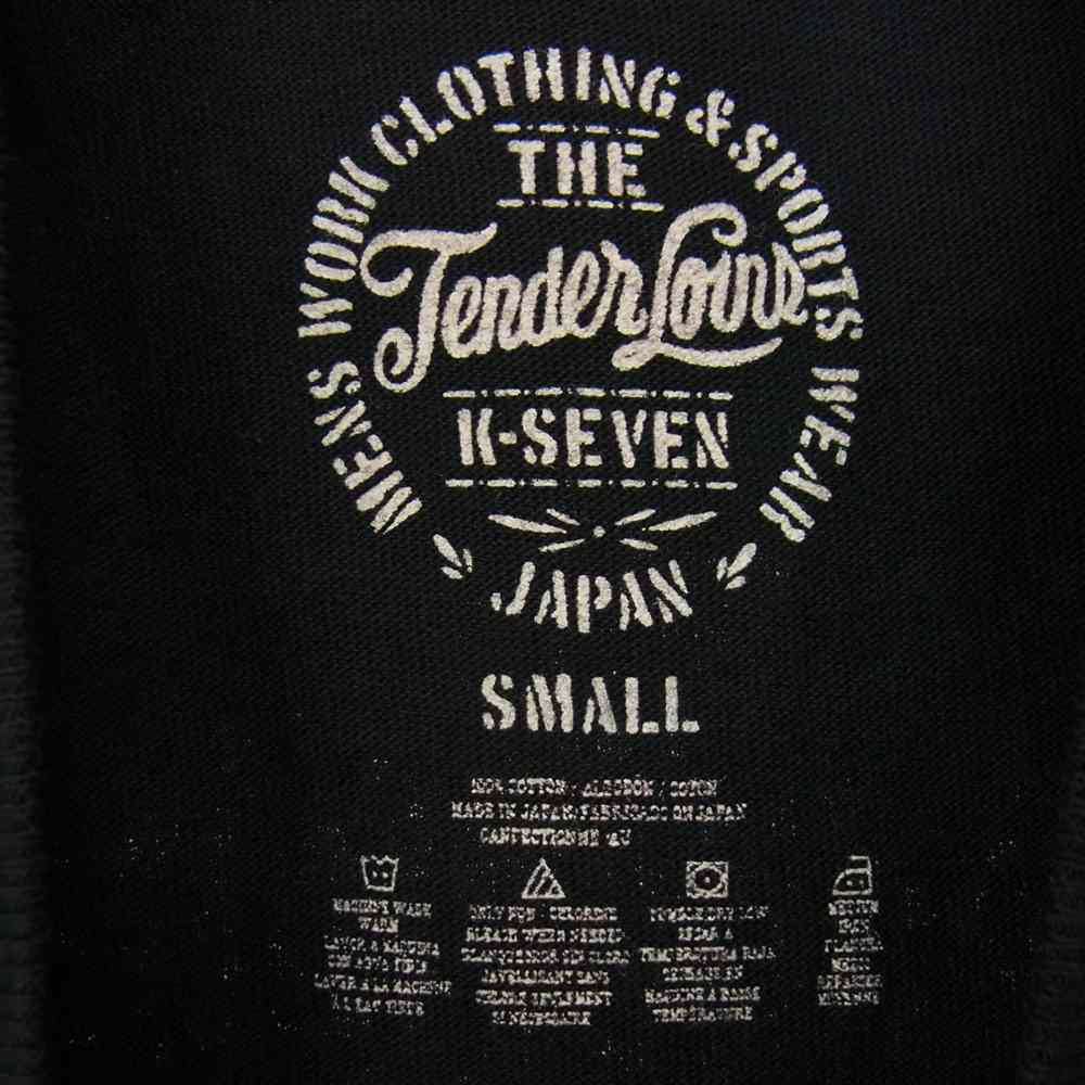 TENDERLOIN テンダーロイン T-TEE THE TENDERLOINS ロゴ プリント 半袖 Tシャツ ブラック ブラック系 S【美品】【中古】