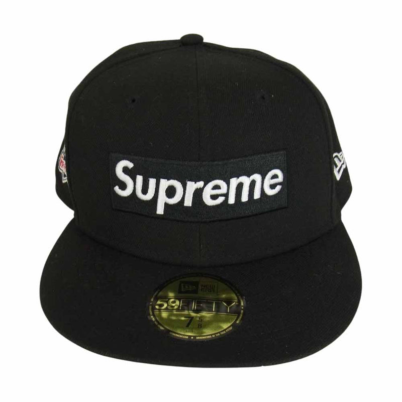 Supreme シュプリーム 帽子 21AW No Comp Box Logo New Era ボックスロゴ ニューエラ ベースボール キャップ ブラック系 XL【美品】