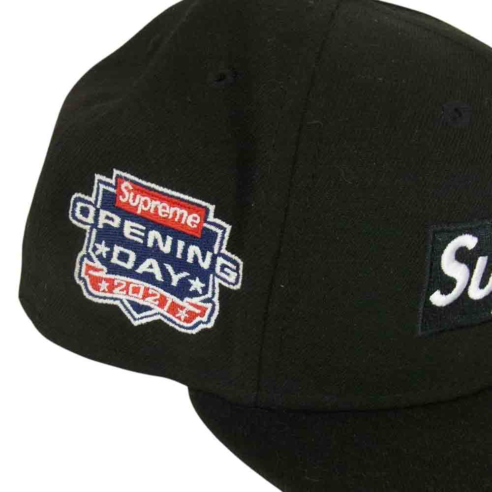 Supreme シュプリーム 21AW No Comp Box Logo New Era ボックスロゴ ニューエラ ベースボール キャップ ブラック系 XL【美品】【中古】