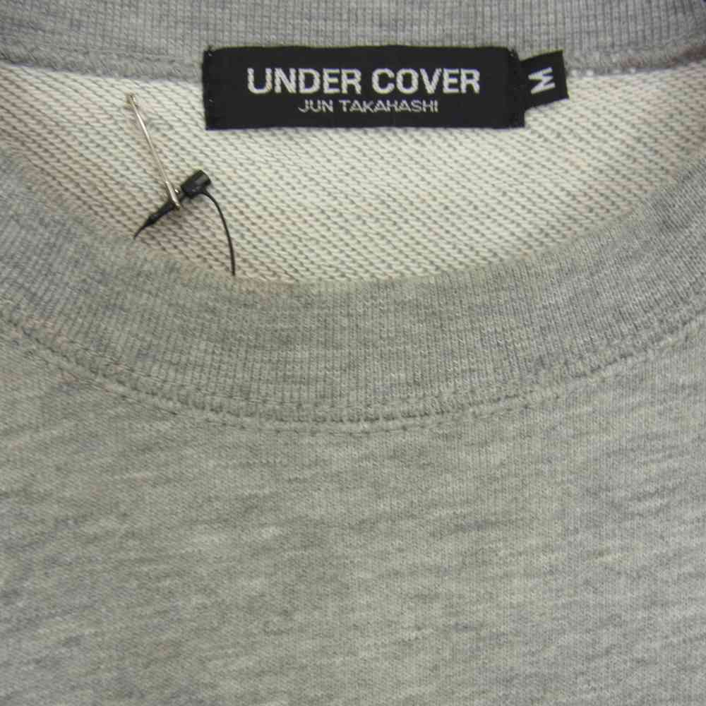 UNDERCOVER アンダーカバー N9834 BUDDAH BURGER ブッダ バーガー ハンバーガー プリント スウェット トレーナー グレー系 M【中古】