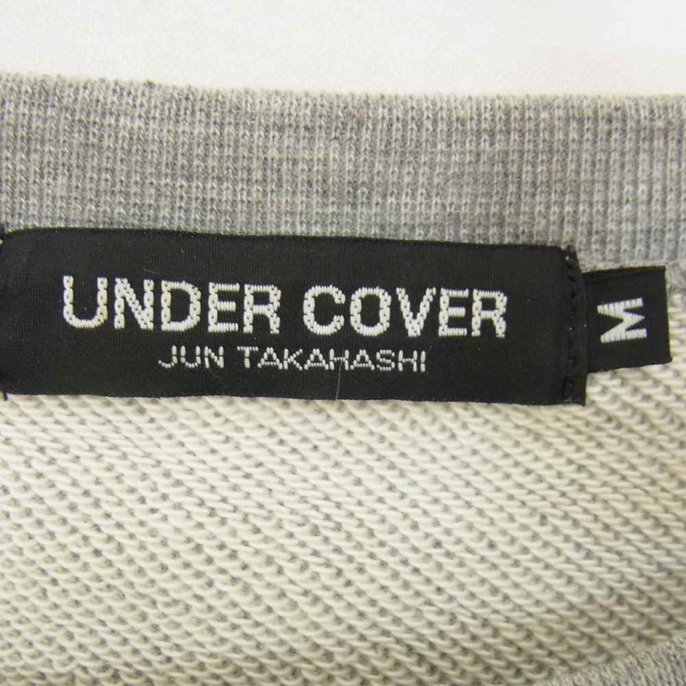 UNDERCOVER アンダーカバー N9834 BUDDAH BURGER ブッダ バーガー ハンバーガー プリント スウェット トレーナー グレー系 M【中古】