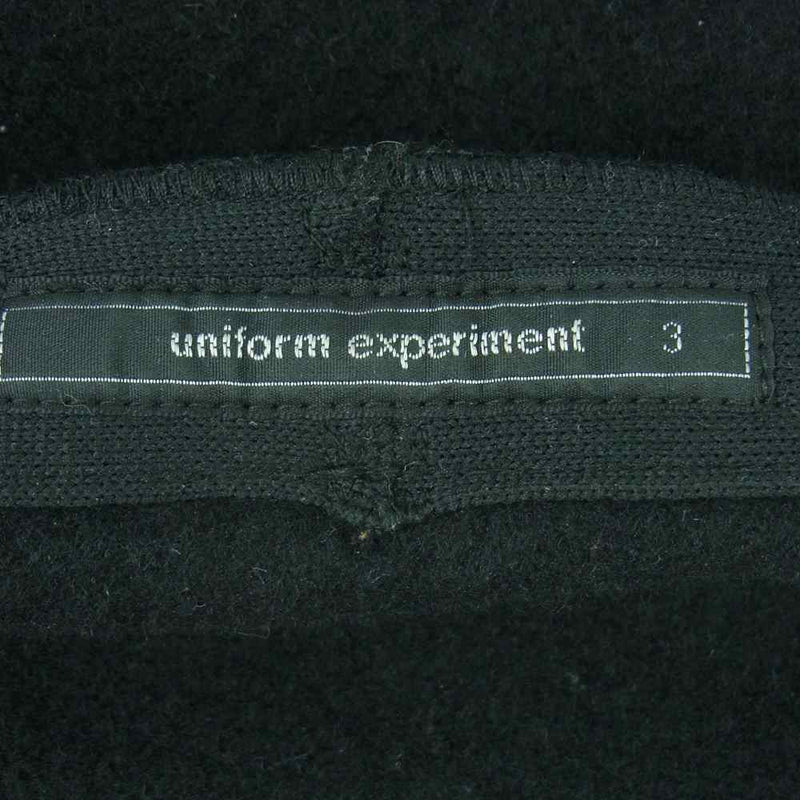 uniform experiment ユニフォームエクスペリメント UE-178091 BIG BERET スタッズ ピンズ付き ビッグ ベレー帽 帽子 ブラック系 3【中古】