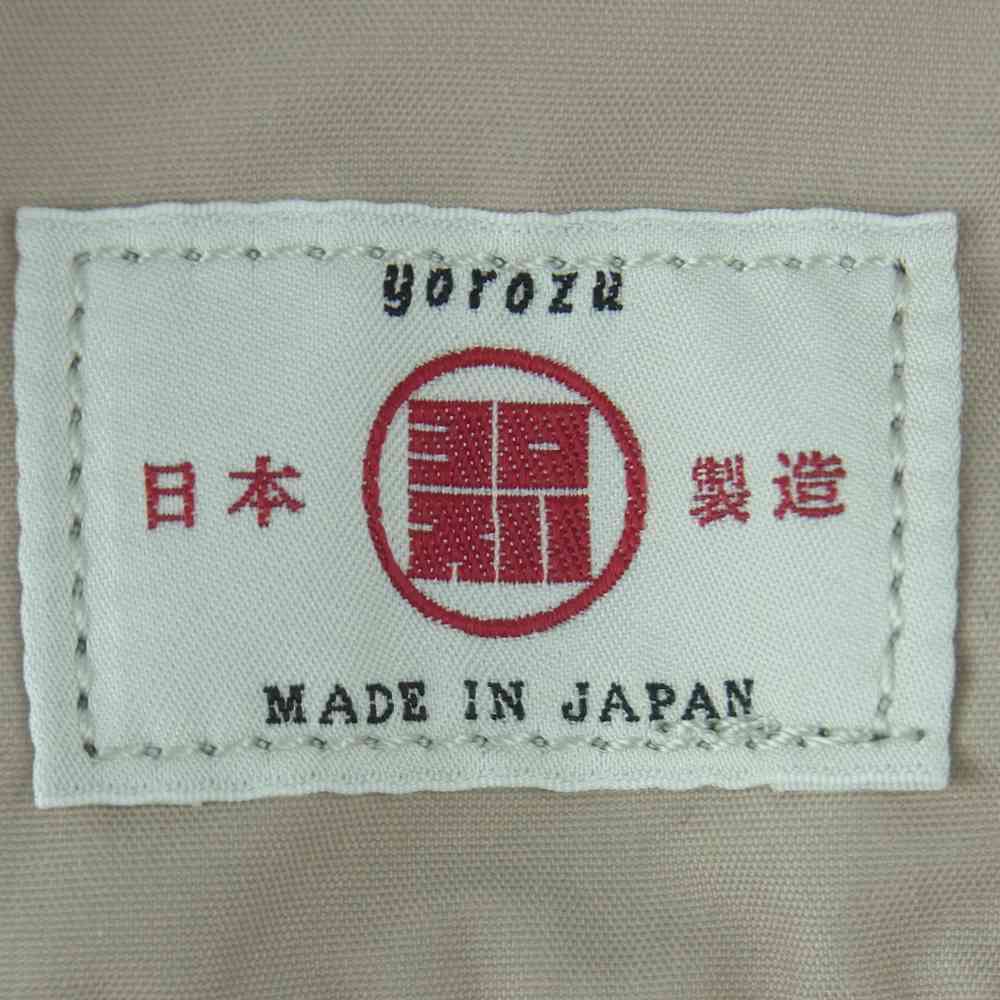 ヨロズ 2WAY アマツブタスキ ショルダー バッグ 日本製 ベージュ系【極上美品】【中古】
