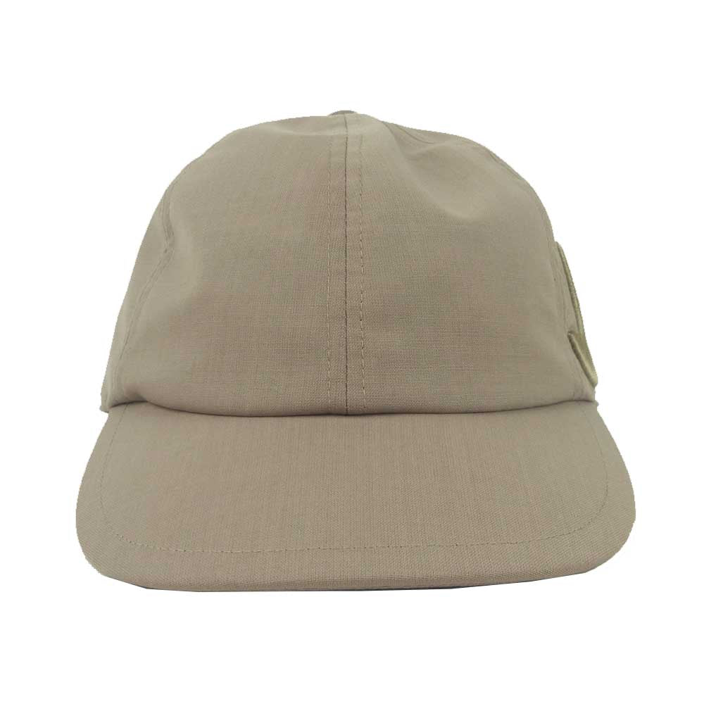 Sacai サカイ 22SS 22-0341S S Cap Suiting ロゴ 刺繍 6パネル キャップ グレイッシュベージュ系【極上美品】【中古】