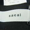 Sacai サカイ 22SS 22-0341S S Cap Suiting ロゴ 刺繍 6パネル キャップ グレイッシュベージュ系【極上美品】【中古】