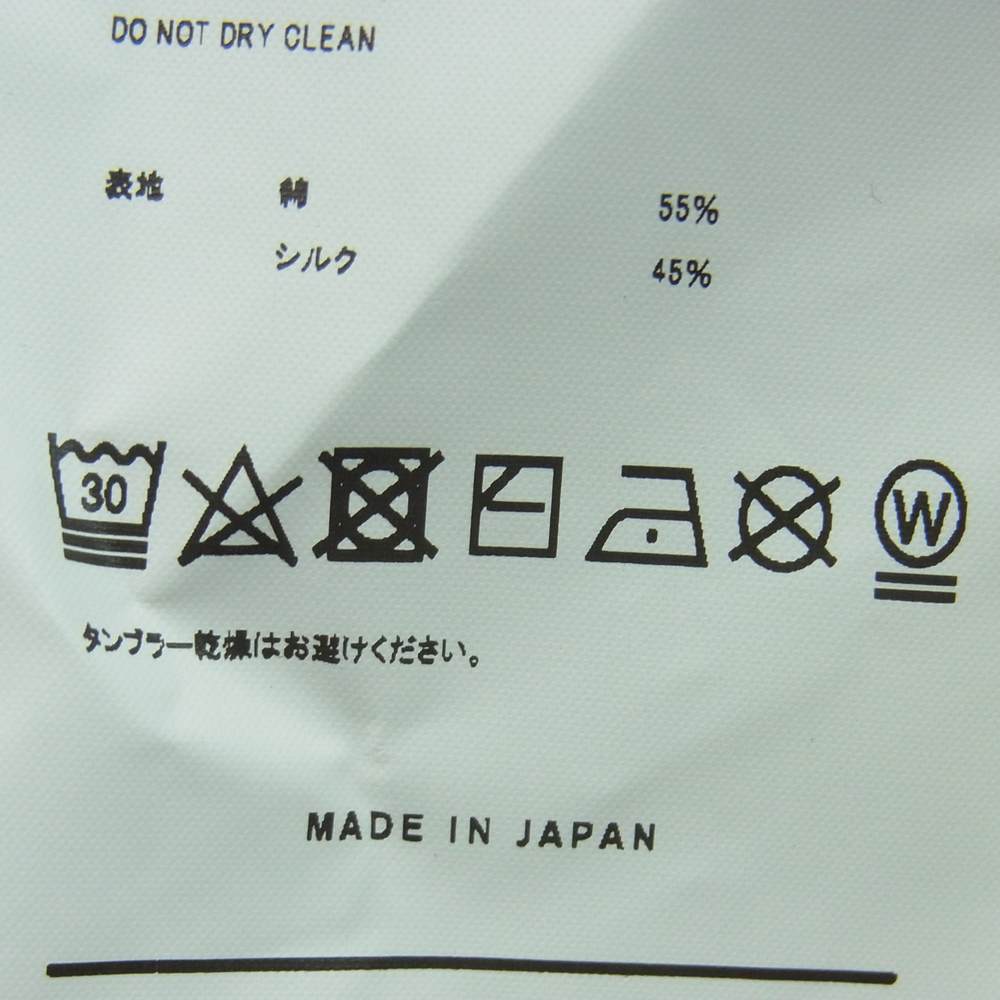 ダブレット 22SS 22SS35PT169 SILK PATCHWORK PHOTO PRINT PANTS パッチワーク フォトプリント シルク デニム パンツ インディゴブルー系 L【美品】【中古】