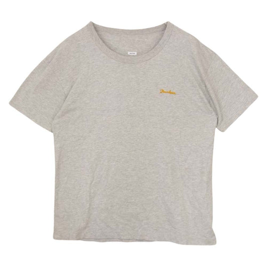 VISVIM ビズビム 0118305010004 JUMBO TEE S/S ジャンボ 刺繍 半袖 Tシャツ グレー系 3【美品】【中古】