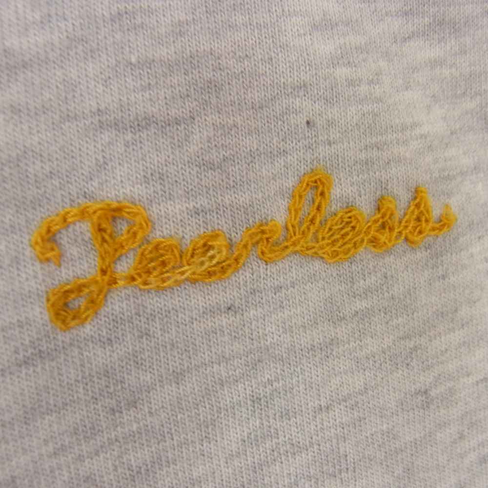 VISVIM ビズビム 0118305010004 JUMBO TEE S/S ジャンボ 刺繍 半袖 Tシャツ グレー系 3【美品】【中古】