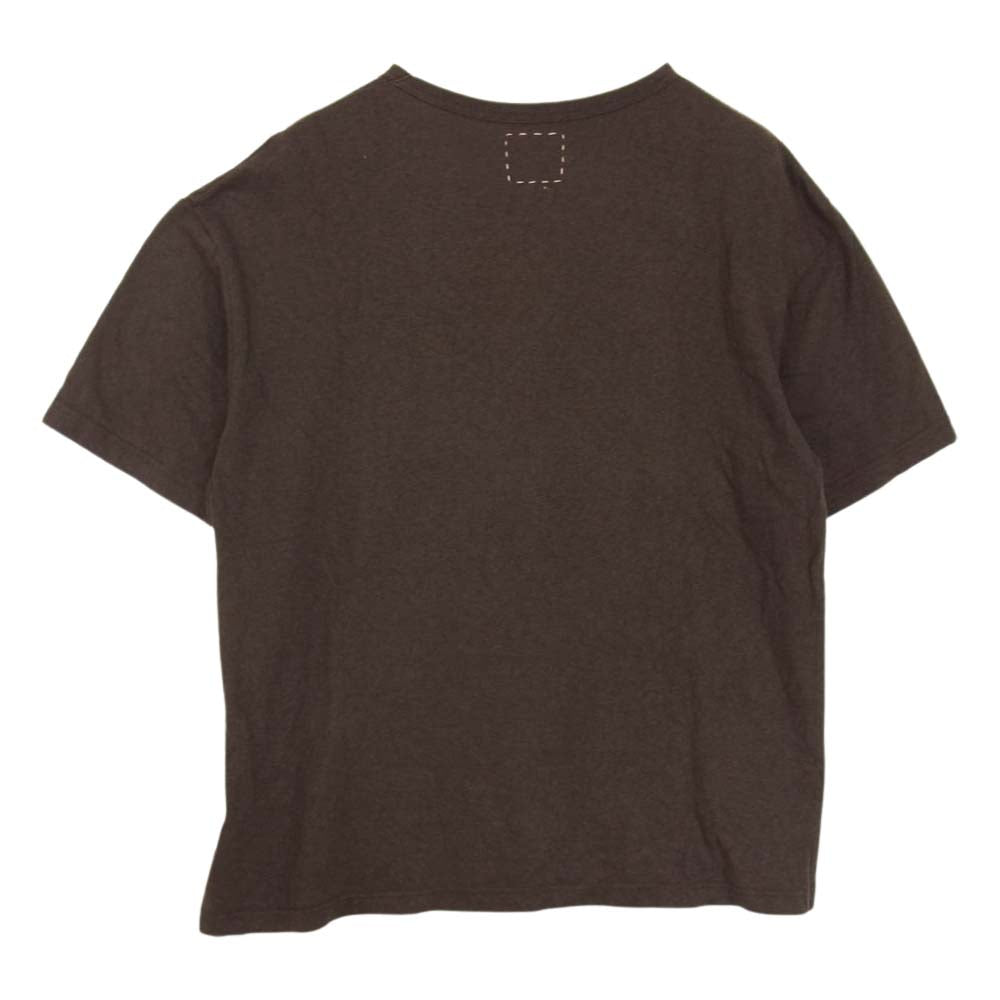 VISVIM ビズビム 20AW 0120205010019 JUMBO TEE S/S STAMP ジャンボ スタンプ 半袖 Tシャツ ブラウン系 3【中古】