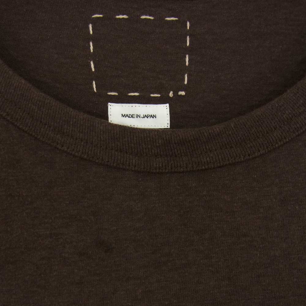 VISVIM ビズビム 20AW 0120205010019 JUMBO TEE S/S STAMP ジャンボ スタンプ 半袖 Tシャツ ブラウン系 3【中古】