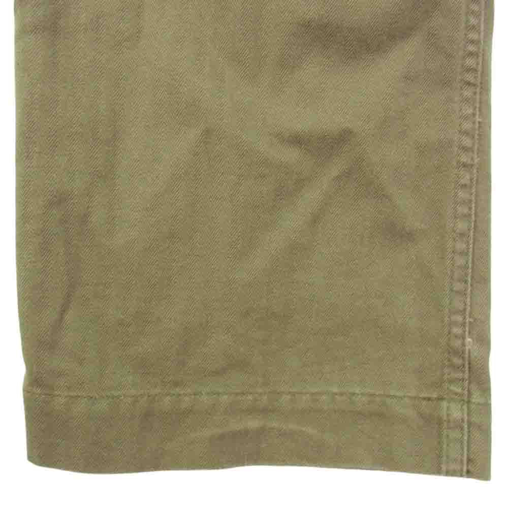 VISVIM ビズビム SMITHSON PANTS HERRINGBONE スミスソン ヘリンボーン ベイカー ミリタリー パンツ カーキ系 L【中古】