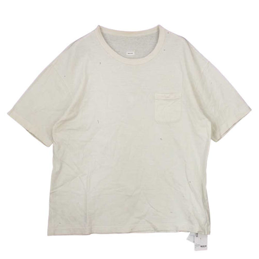 VISVIM ビズビム 21SS 0121105010015 AMPLUS TEE S/S CRASH アンプラス クラッシュ 半袖 Tシャツ ホワイト系 3【中古】
