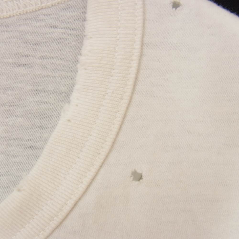 VISVIM ビズビム 21SS 0121105010015 AMPLUS TEE S/S CRASH アンプラス クラッシュ 半袖 Tシャツ ホワイト系 3【中古】