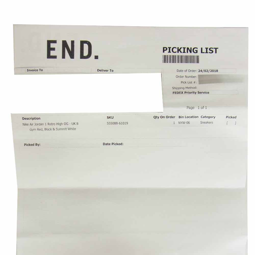 NIKE ナイキ 555088-610 18年製 AIR JORDAN 1 RETRO HIGH OG BRED US9 エアジョーダン1 レトロ ハイ スニーカー レッド レッド系 27cm【中古】