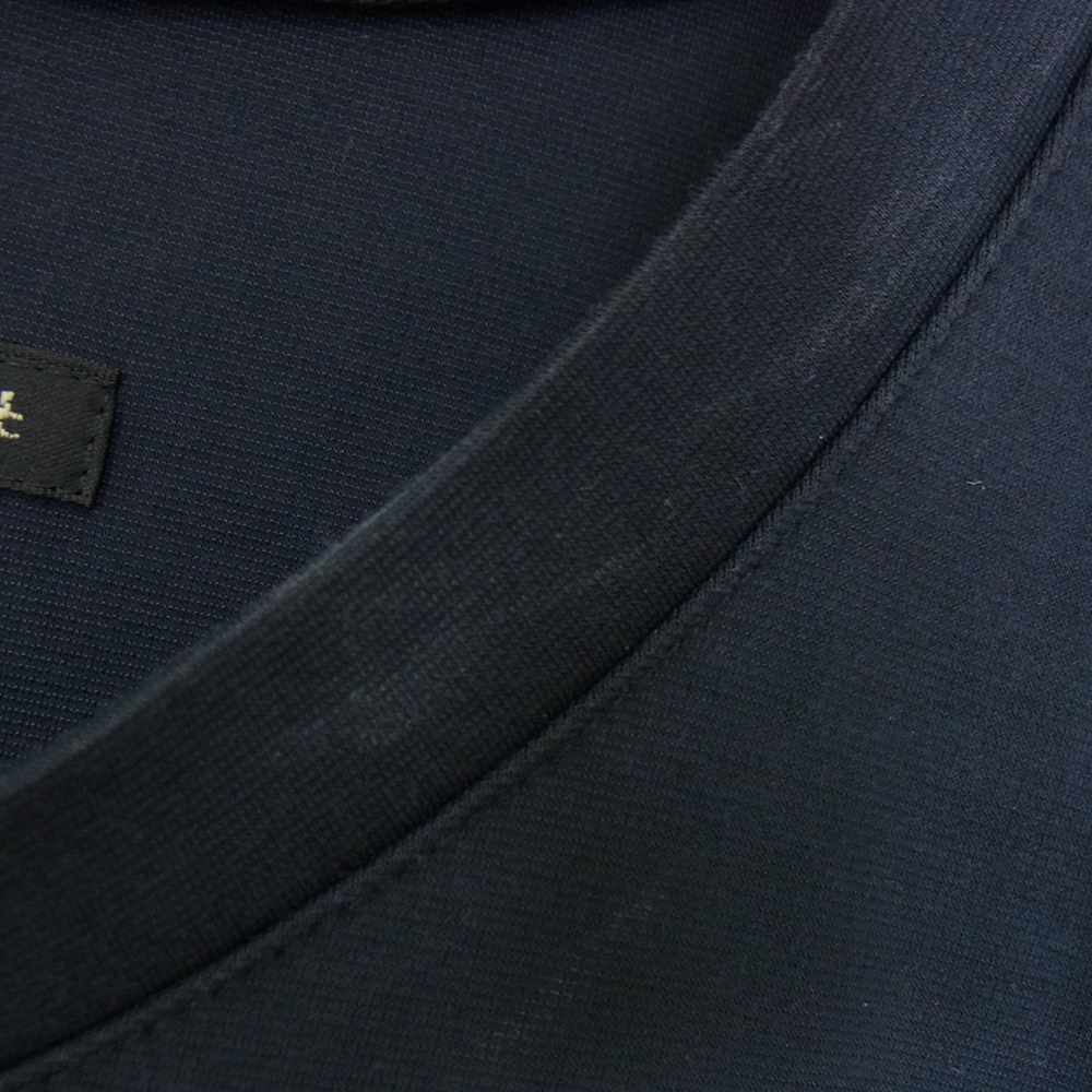マイビューティフルランドレット WM17-CS192172 コットンポリ スリット ロング プルオーバー 半袖 Tシャツ ネイビー系 1【中古】