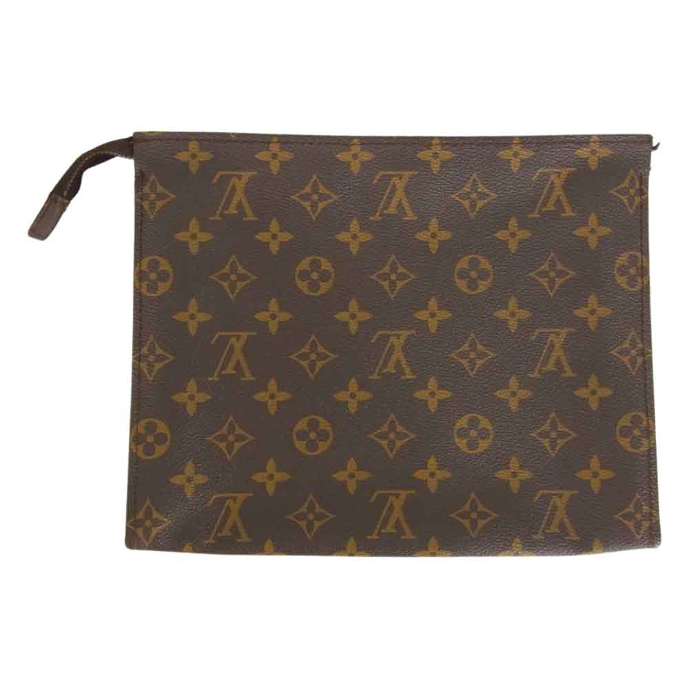 LOUIS VUITTON ルイ・ヴィトン M47542 ECLAIR ファスナー モノグラム ポッシュ トワレット 26 ブラウン系【中古】